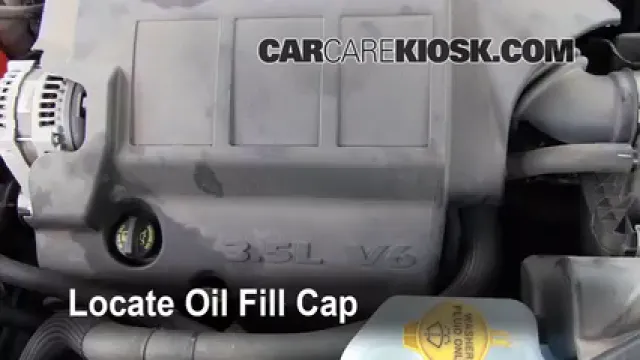 2010 Dodge Journey SXT 3.5L V6 Huile Ajouter de l'huile